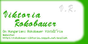 viktoria rokobauer business card